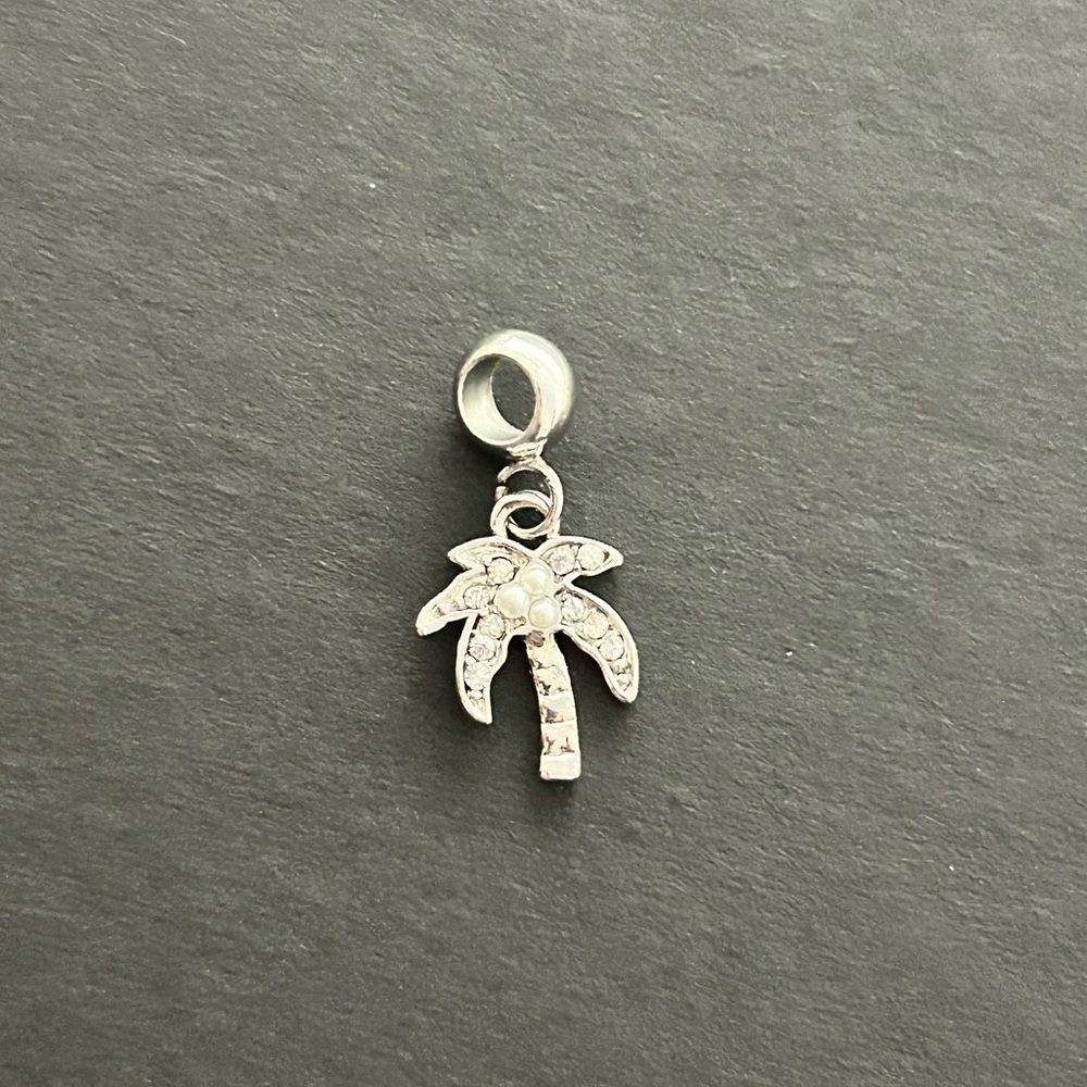 Pandora Sterling Silver Palm Tree Charm Pendant